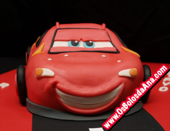 Bolos lindos de comer: Bolo Carros Faísca McQueen/ Cars Lightning